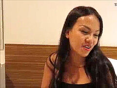 素人, アジア人, フェラチオ, レディボーイ, シーメール, タイ