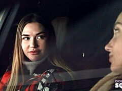 素人, デカチン, フェラチオ, 茶髪の, バック, 小柄, 剃毛, オッパイの