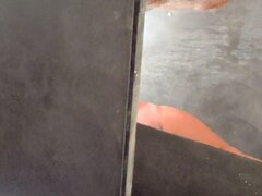 素人, ヨーロピアン, フランス人, オマンコ, シャワー, オッパイの, のぞき