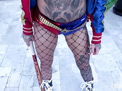 Mamada, Tetona, Estilo perrito, Lamidas, Monstruo, Coño, Tatuaje, Tetas