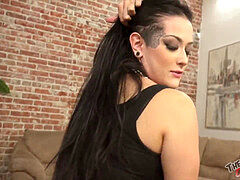 Grosse bite, Sucer une bite, Brunette brune, Suçant