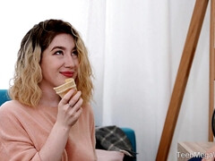 Blondine, Spermaladung, Hardcore, Nackt, Jungendliche (18+)
