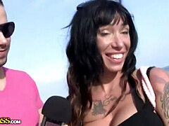 Marco, Suhaila, and Xavi's Steamy Threesome with a Tattooed Beauty