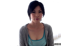 Asiatique, Nana, Gros seins, Sucer une bite, Brunette brune, Branlette thaïlandaise, Japonaise, Pute