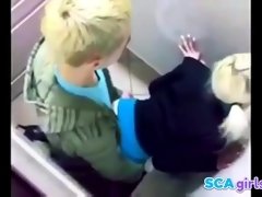 Amateur, Blonde, En levrette, Public, Adolescente, Voyeur