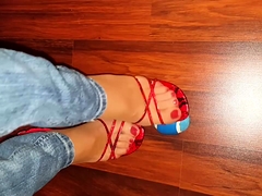 Amateur, Fétiche, Fétiche des pieds, Hd, Mère que j'aimerais baiser, Pov, Réalité, Voyeur