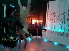 Enthousiasteling, Mooi, Dominatie, Extreem, Dominante vrouw, Duits, Latex, Kousen