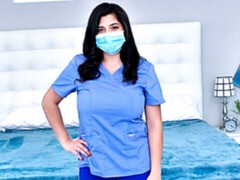 Grosser arsch, Grosse titten, Blasen, Braunhaarige, Hundestellung, Handjob, Milf, Krankenschwester