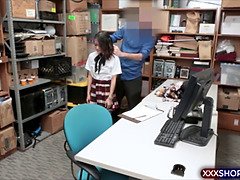 茶髪の, ハードコア, Hd, ポリス, お仕置き, ガリガリ, ティーン, ユニフォーム