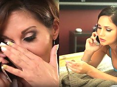 お尻, 茶髪の, キス, レズビアン, なめる, オナニー, 母, 義母