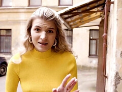 18, ブロンド, 浮気者, 彼女, ポルノスター, ハメ撮り, ロシア人, フェラする