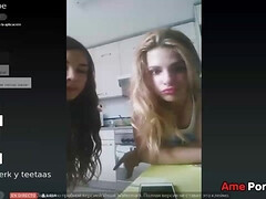 Tetas grandes, Rubia, Casero, Masturbación, Solo, Español, Adolescente, Camara web