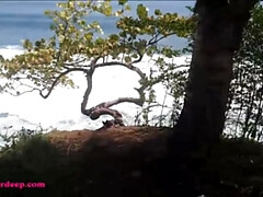 Asiatisch, Blasen, Schwanz, Im freien, Realität, Schlucken, Jungendliche (18+), Thai