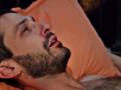 In den arsch, Grosser schwanz, Französisch, Schwul, Behaart, Küssen, Masturbation, Spielzeuge