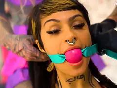 Consolador, Gotica, Hd, Tacones, Látex, Lesbiana, Esclavo, Juguetes