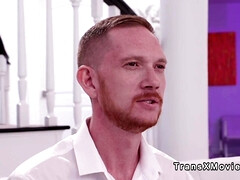 Anal, Rubia, Mamada, Transexual asiatica, Transexual, Tatuaje