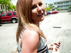 My Kind Of Chick Outdoor Reality POV starring cute blonde - Levi Cash