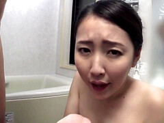 Asiatisch, Grosser arsch, Blasen, Besamung, Sperma im mund, Hardcore, Japanische massage, Pov