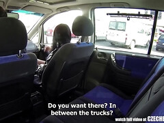 Beautiful Small Bitch Fucks with Legs behind her Head