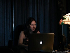 お尻, ベッドルーム, デカ尻, 茶髪の, レズビアン, なめる, ピアス, オマンコ