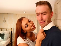 Cul, Sucer une bite, En levrette, Doigter, Masturbation, Rousse roux, Adolescente, Nénés