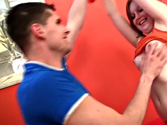 Минет, Бондаж, Семяизвержение, Секс без цензуры, Лизание, Сосущие, Молоденькие, Сиськи