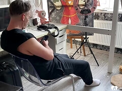 Leie, Spermaladung, Süss, Freundin, Handjob, Selbstgemacht, Monster, Pov