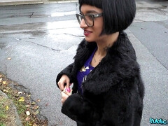 素人, 巨乳な, 開帳, ハードコア, お金, ピアス, 公共, 現実