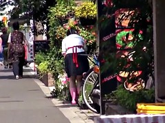 Asiatisch, Japanische massage, Höschen, Titten