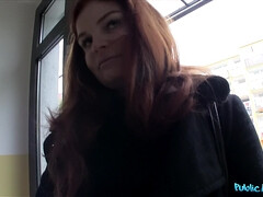 Culo, Mamada, Engañando, Corrida, Al aire libre, Pov, Público, Pelirrojo