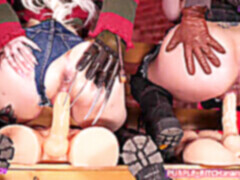 素人, アナル, デカ尻, レズビアン, おもちゃ