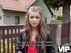 Olivia Sparkle's tight pussy gets picked up and fucked in POV