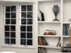デカパイ, カップル, 服従, メイド, 裸, スパンキング, おもらし, オッパイの