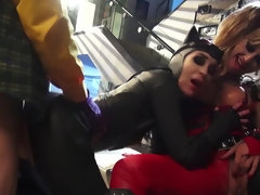 Tussi, Blasen, Auto, Besamung, Spermaladung, Hardcore, Hd, Flotter dreier