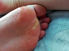 In den arsch, Fingern, Fußfetisch, Masturbation