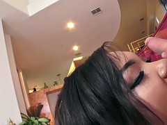 Mamada, Morena, Latina, Estrella porno, Pov