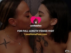 バイセクシャル, 茶髪の, 女 人男 人, Hd, 自家製, キス, ハメ撮り, 三人