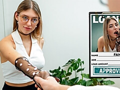 Blondine, Hardcore, Hd, Natürlichen titten, Büro, Realität, Rasiert
