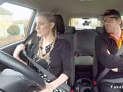 素人, フェラチオ, イギリス人, ヨーロピアン, 公共, 現実, スパイ, のぞき