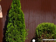 Bikini, Grupo, Besar, Lamidas, Piscina, Afeitado, Traje de baño, Tetas