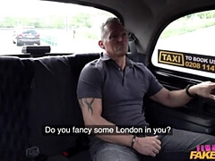 デカパイ, ブロンド, フェラチオ, 車, イく瞬間, チェコ, 女, 濡れ