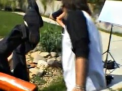 Behind the scenes hardcore fuck