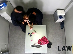 Queue, Européenne, Hd, Rugueux, Fils, Suçant, Plan cul à trois, Uniforme