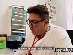 Grosser schwanz, Blasen, Arzt, Fingern, Deutsch, Hd, Piercing, Realität