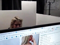 アメリカ人, デカパイ, ブロンド, フェラチオ, 茶髪の, のぞき穴, Hd, スインガー