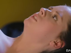 Anal, Cul, Grosse bite, Blonde, Européenne, Huilée, Tatouage, Mouillée