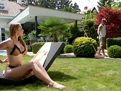 ブロンド, フェラチオ, セレブ, ハードコア, 淫乱熟女, アウトドア, 公共, オマンコ