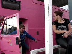 素人, 美女, デカパイ, フェラチオ, 車, ハードコア, 熟年, オマンコ