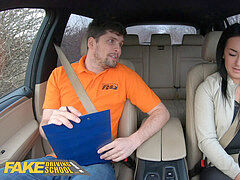 フェラチオ, 茶髪の, 車, ヨーロピアン, 顔射, 公共, 現実, オッパイの