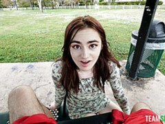 Shy Girl At The Park